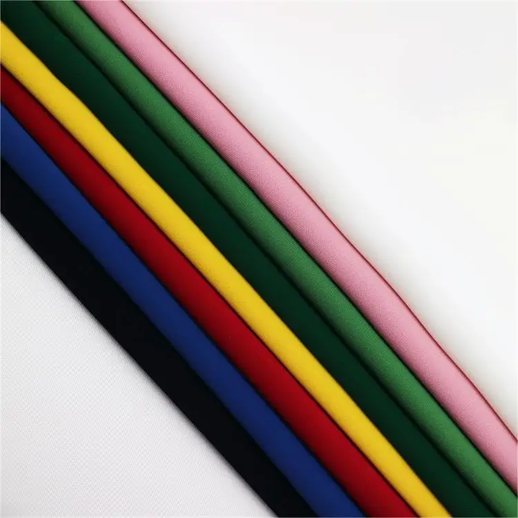 Colorful 95% Polyester 5% Spandex Wave Strip Swimwear Fabric Manufacturers