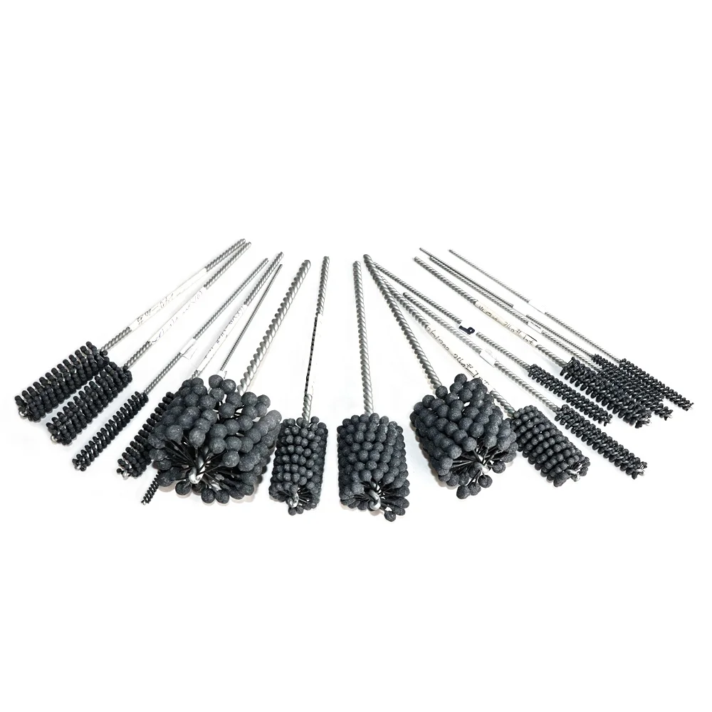 Abrasive Ball Deburring Brush Grinding Head Pipe Polishing Brush Tube Brush