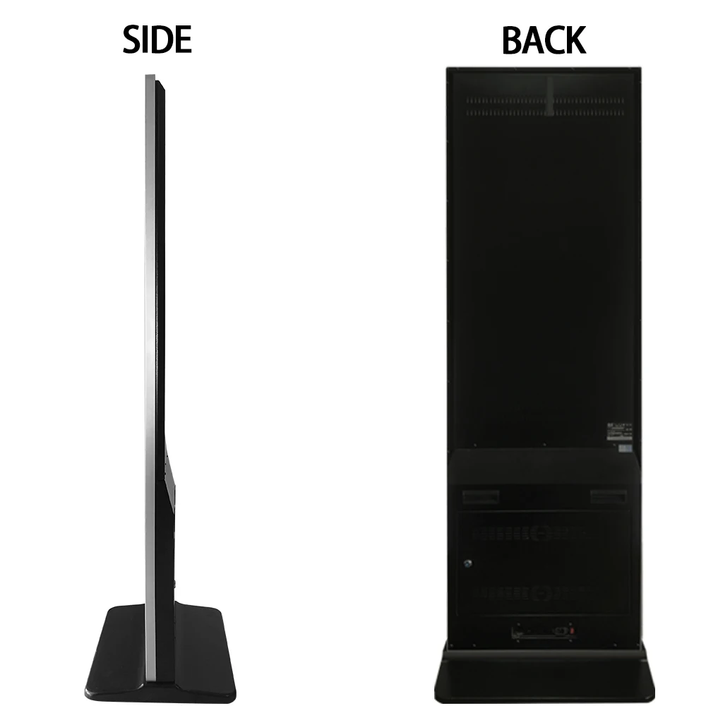 32 Inch Kiosk Machine Rohs CE FCC Advertising Player Floor Stand Digital Signage And Displays