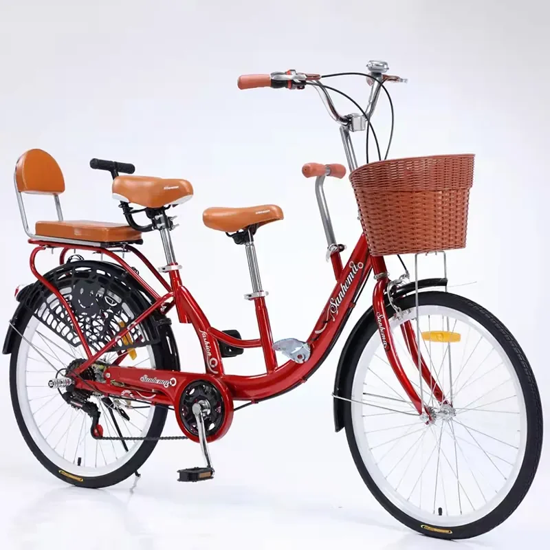 Colorful Best Selling Two People Tandem Bicycle for Mother and Child /Two person tandem bicycle two people bicycles