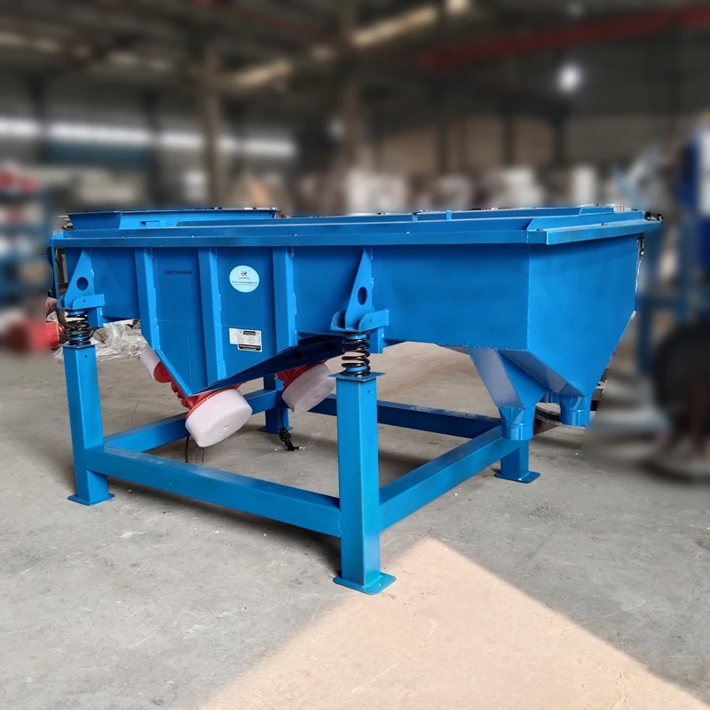 Supplier Price 1000*3000mm Rock Cement Powder linear Vibrating Screen Sand Siever Machine