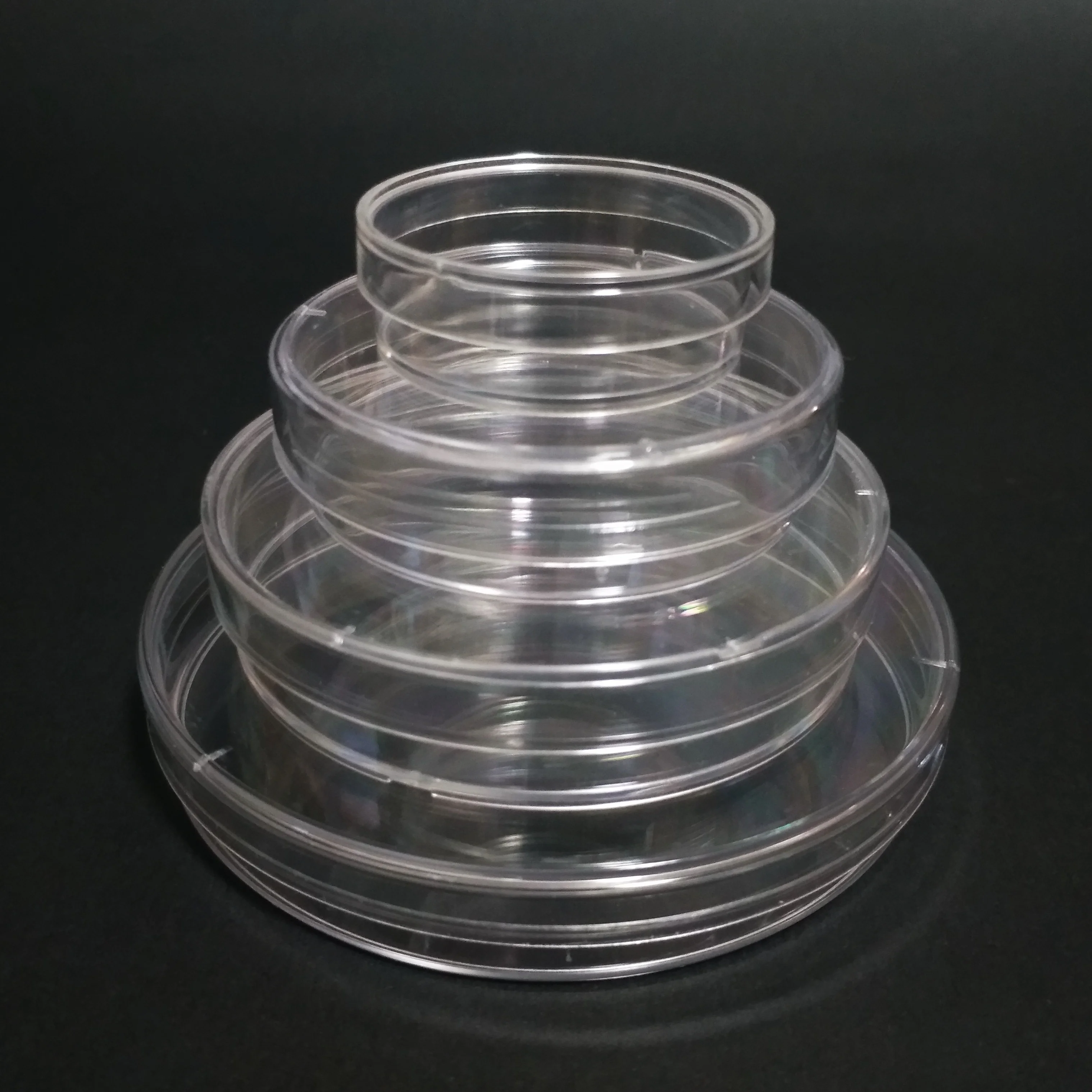 Wholesale lab medical Polystyrene Disposable Plastic Stackable Triple Vented Sterile Petri Dish 90mm