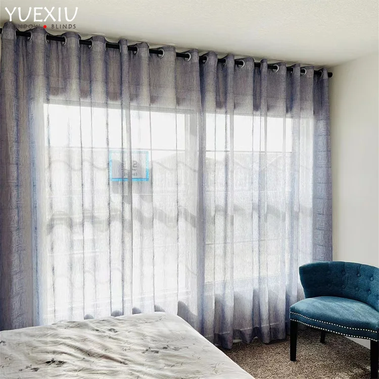 New Design Living Room Decorative Fabric Valance Cortinas Home Window Luxury Pleated Curtains