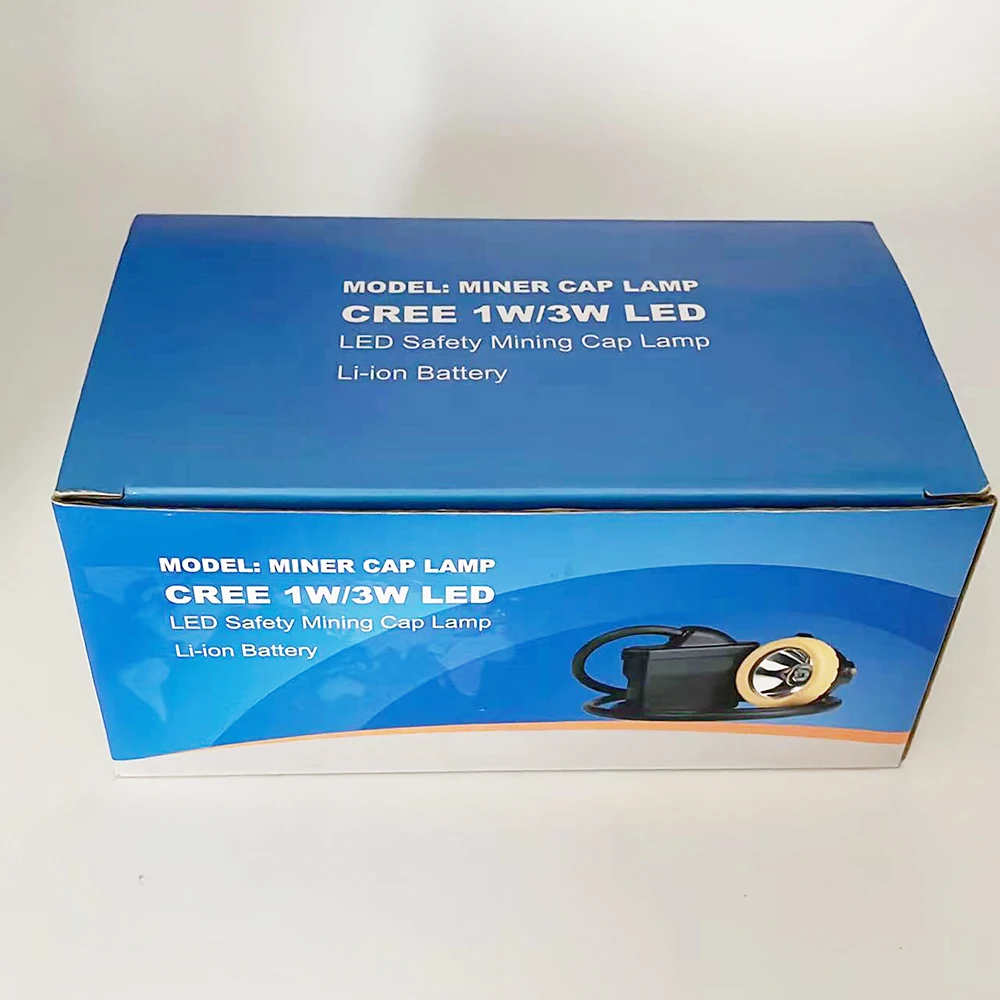 Underground safety miner cap lamp KL5LM rechargeable 6.6Ah 12000lux brightness IP67 waterproof led mining cap lamp with cable