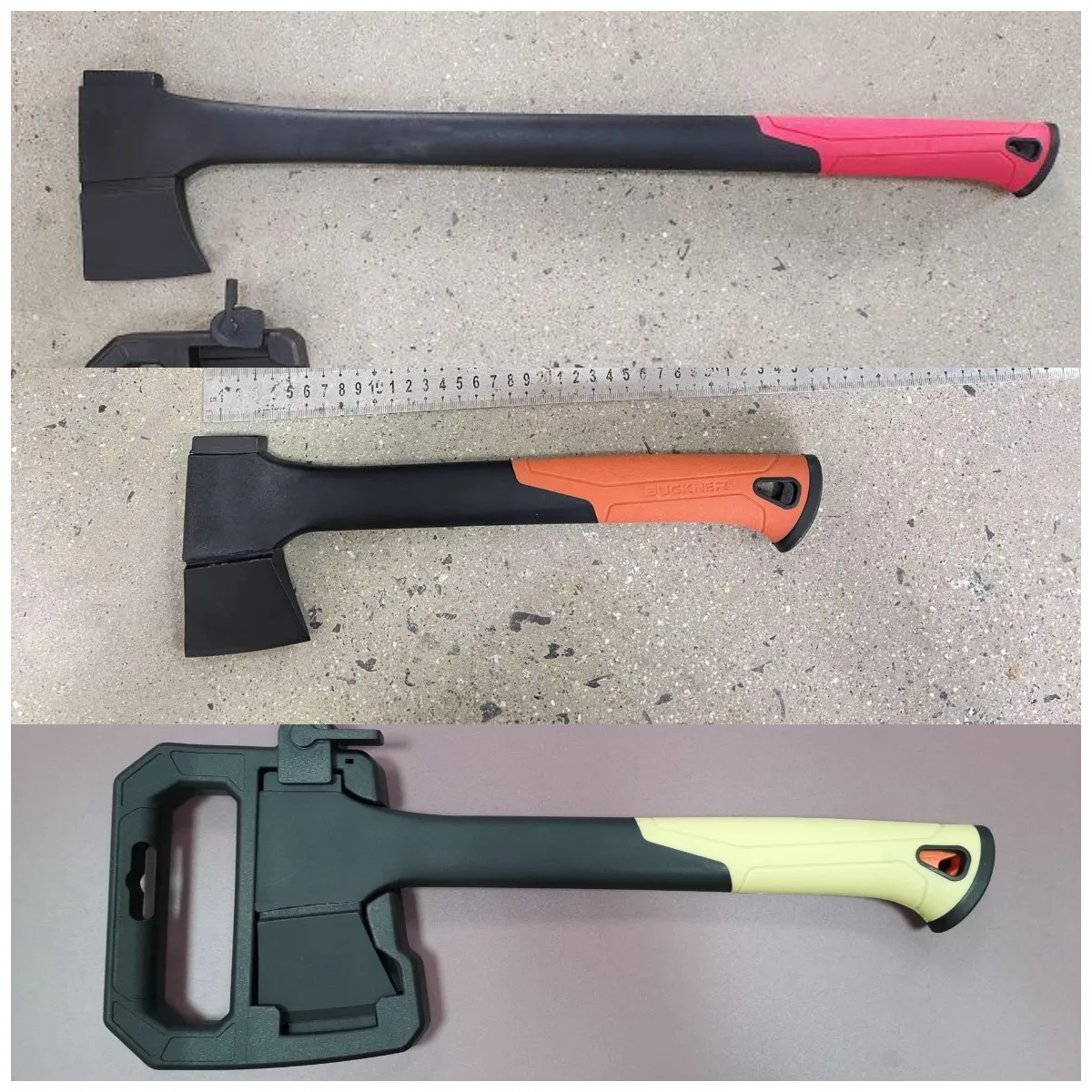 best seller Splitting Axe Synthetic Textured Rubber Grip Chopping Axe Non-Stick Camping axe