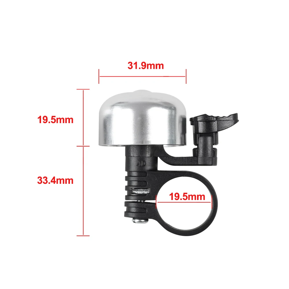 Cheap Mini Bicycle Bell Crisp Loud Bike Bell Alarm Handlebar Bike Bell Ring Riding Accessory