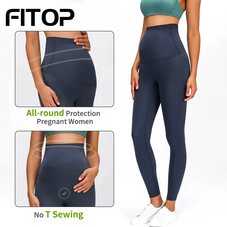 Mother Maternity Leggings Elastic Opaque Tummy Control Pregnant Women Legging Pants