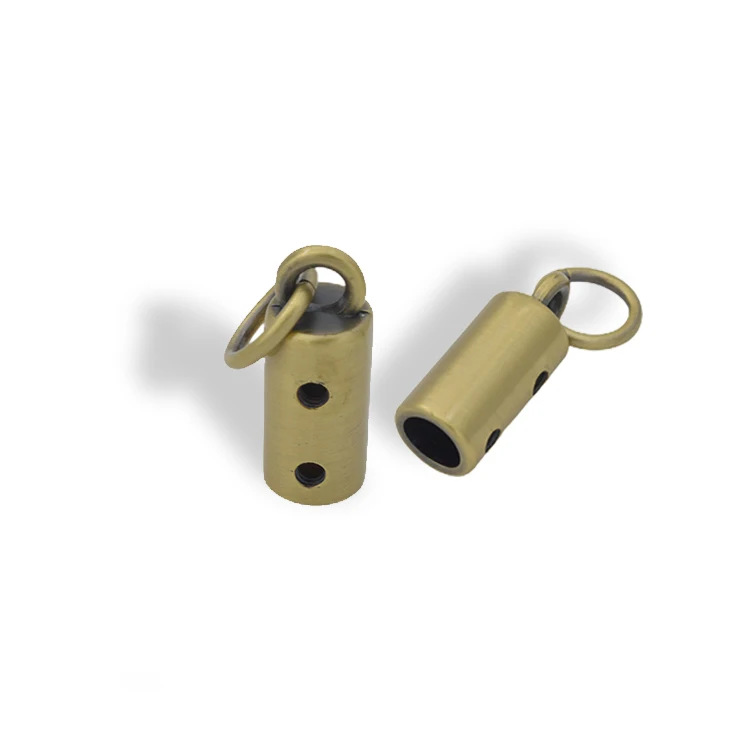 Factory Direct Sale Custom Zinc Alloy Stopper Garments Accessories Lock Cord String End