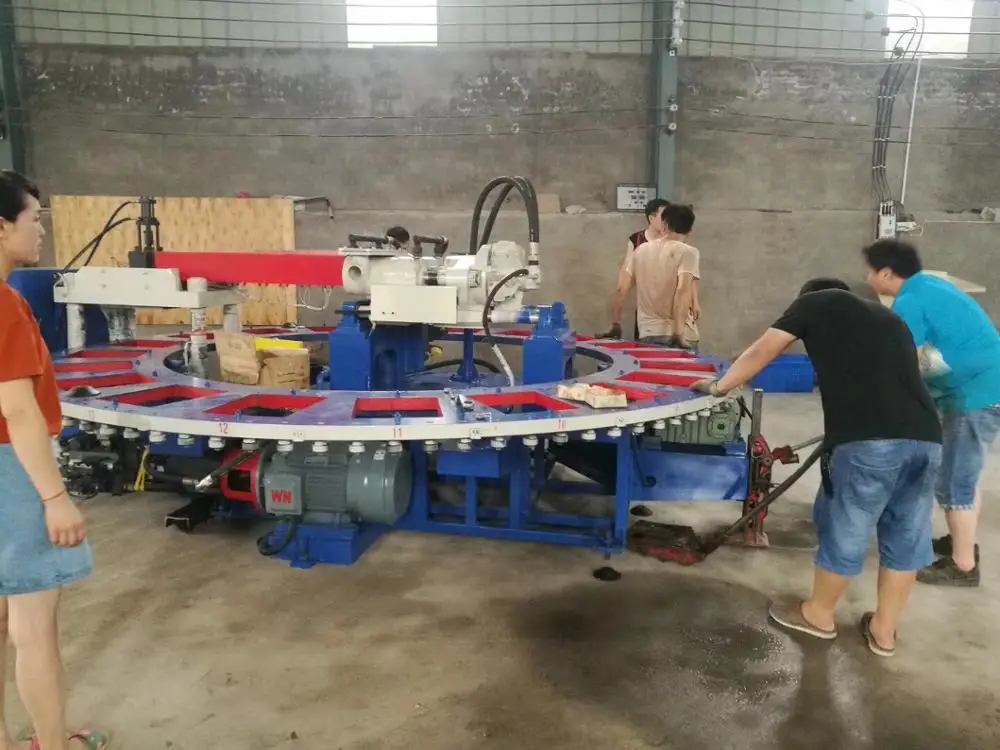 
Rotary type PVC lady shoe making machine /High quality PVC crystal slipper and sandals injection moulding machine 