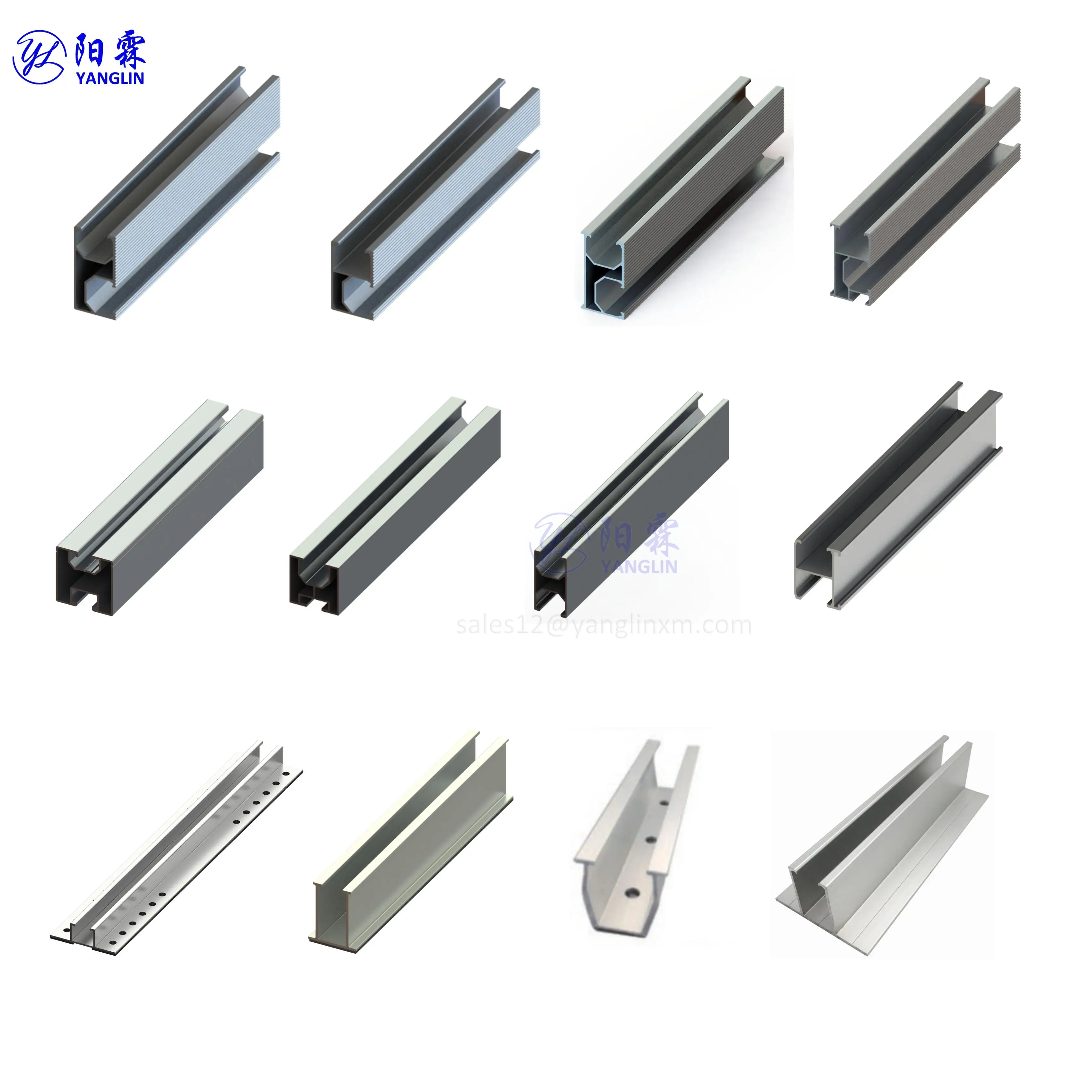 China Manufactory Solar Structure Steel Solar Rail for PV Mounting System