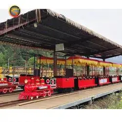 Cheap Price Amusement Park Steam Kids Attractions Rides Electric Mini Track Train for