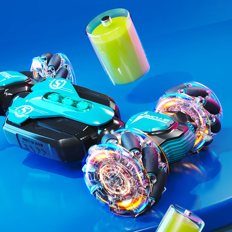 High Quality Double Side 4X4 RC Stunt Car Kids Radio Control Toys Hand Controlled Gesture RC Car With Music And Light
