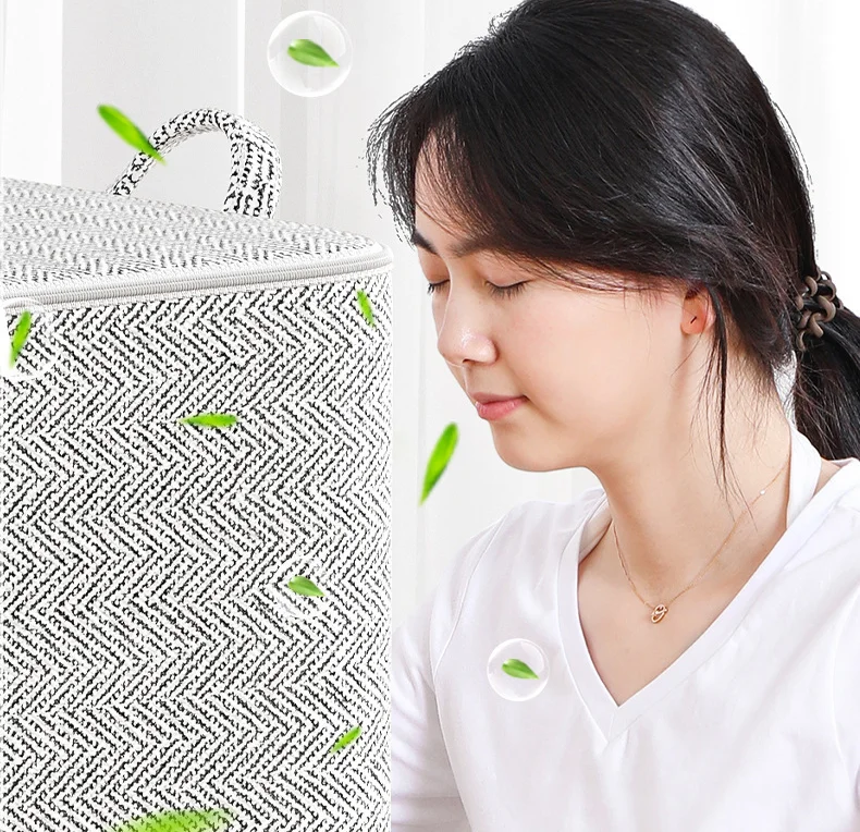 Multifunction Fabric Storage Bag, Bedroom Quilt, Clothes Storage Box For Closet Gift Book Fabric Toy Storage Box