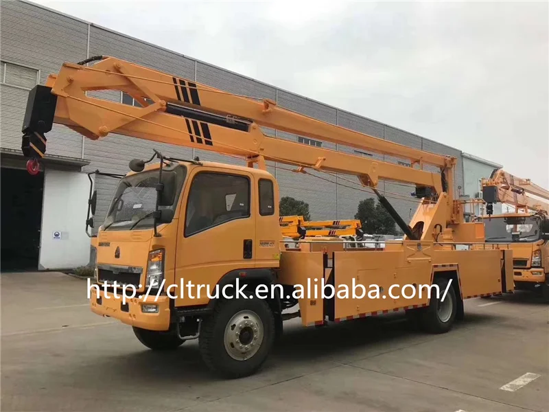 Грузовик Sinotruck howo высотой 8-24 метра грузовик с подъемной платформой 4x2 для