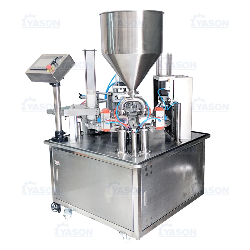 
Automatic Cup Sealing Machine for yogurt, milk, soymilk, mung bean sand, condiment, jam, jelly price 