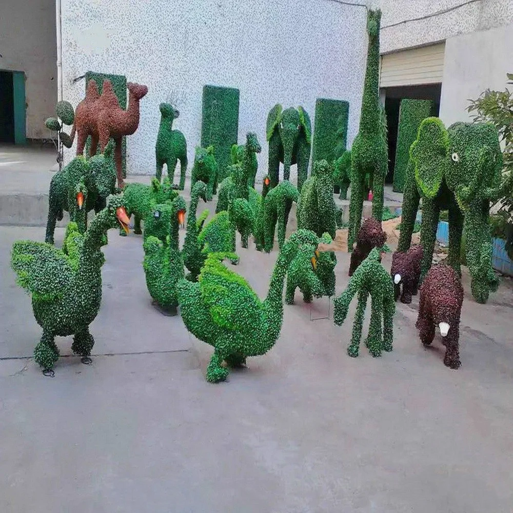  Topiary металлическая рама искусственная Миланская трава животное для украшения