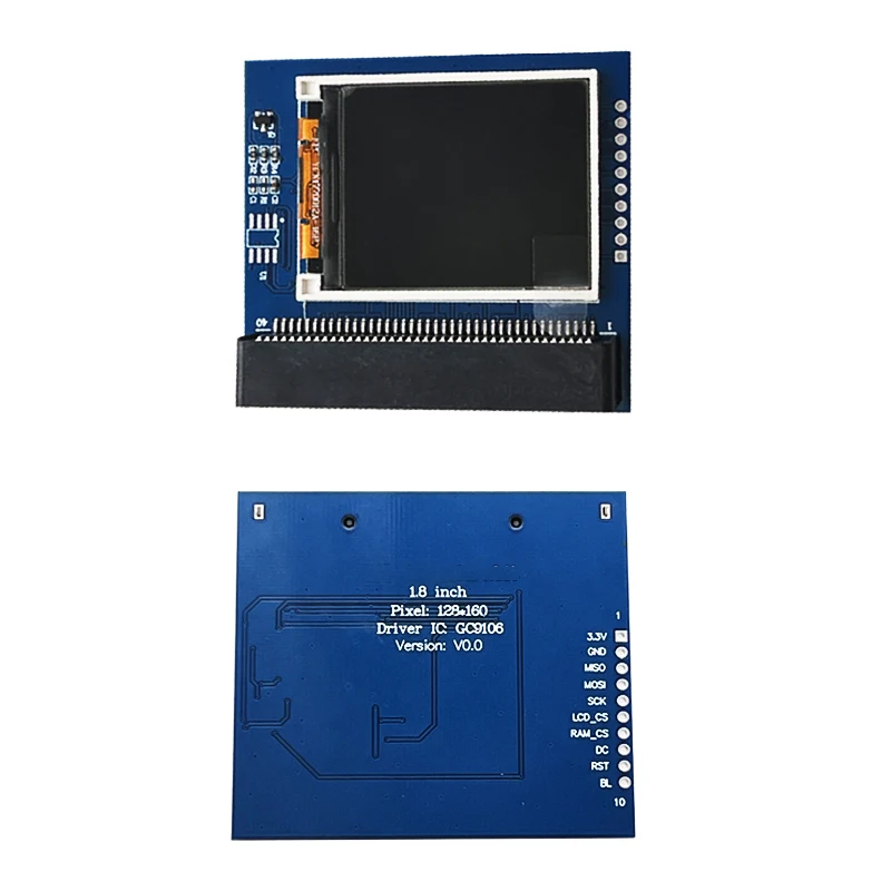 1.8 Inch 128x160 RGB Colorful Lcd Display 128*160 Module ST7735S Driver 3.3V