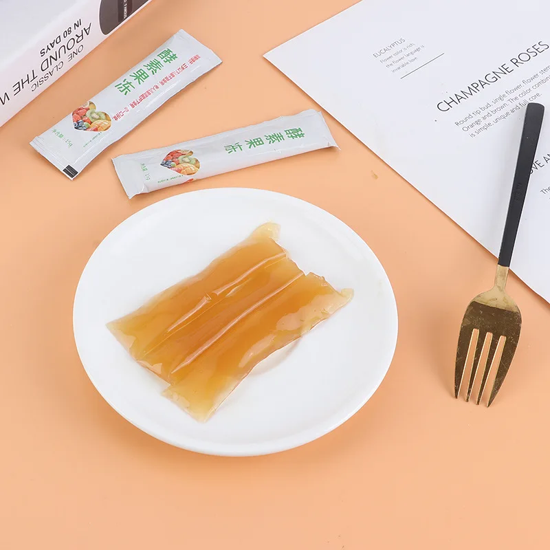 Private Label OEM Wholesale Good Taste Blueberry Strawberry Apple Weight Loss Enzyme Collagen Slimming Detox Jelly