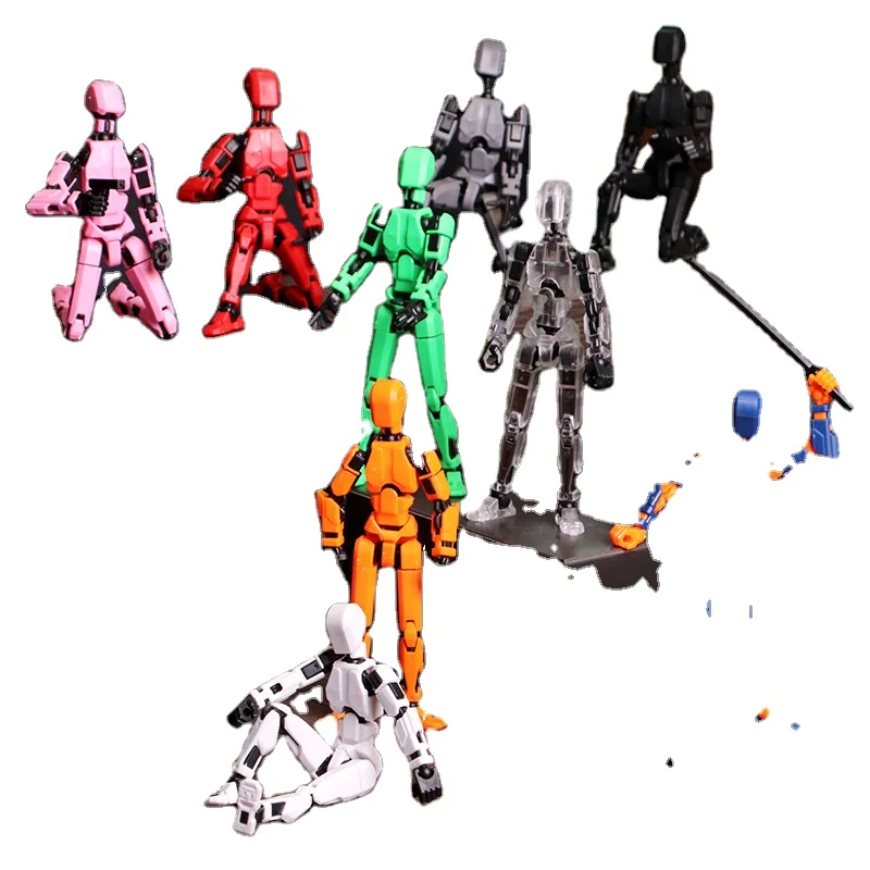 Lucky Doll 13 Movable Joint 3D Printing Doll Toy 3rd Generation Dummy Doll DIY Whole Body Decompression Artifact