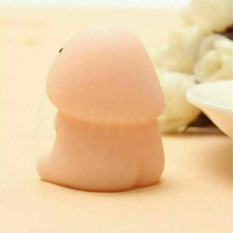 Soft Mochi Dingding Squishy Focus Squeeze Reduced Pressure Abreact Vent Healing Toy Fun Joke Party Gift