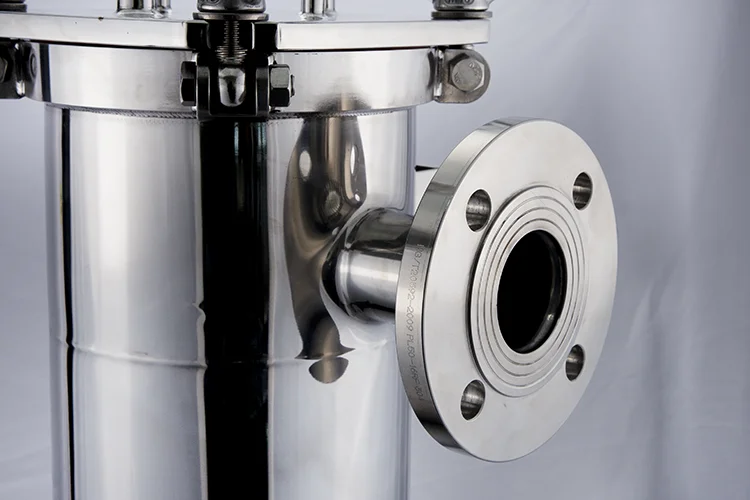 304 Stainless Steel Single Bag Filter Housing For Water Treatment