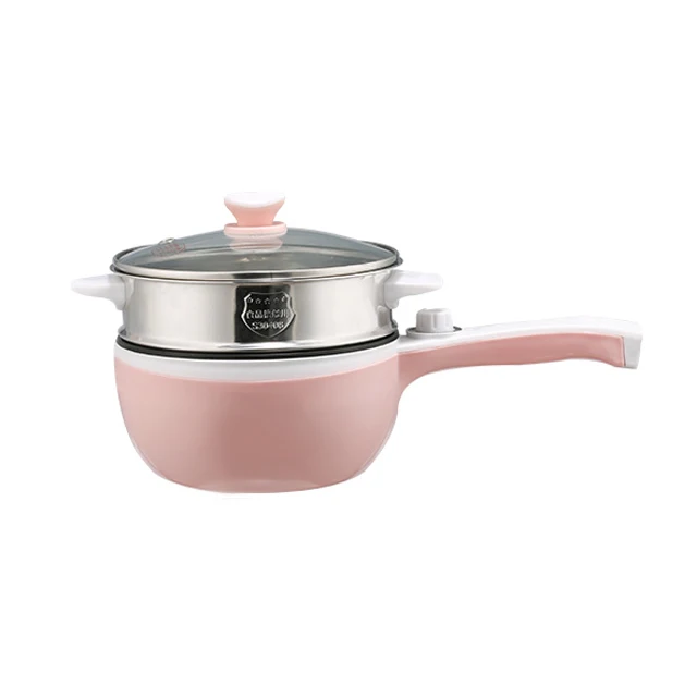 Factory Customized Multi-functional Mini Frying Pan Boiled Noodles Steak Cooking Food Non Stick Coating Electric Skillet