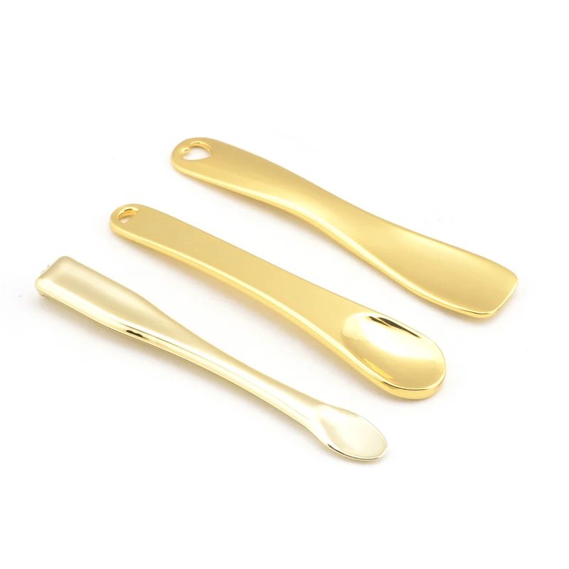 Высококачественные металлические инструменты для макияжа, косметическая лопатка для лица, ложка для смешивания макияжа, металлическая ложка для макияжа