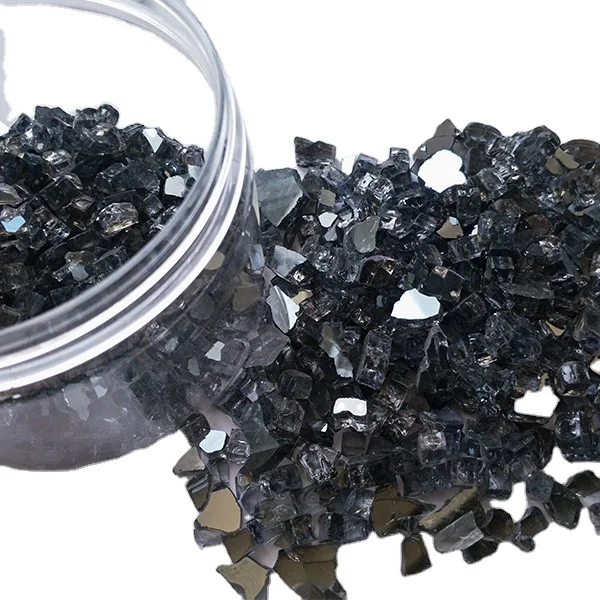 Хорошее качество, декоративные аксессуары для камина, разноцветное стекло