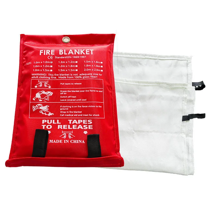 100% Fiberglass Fire Suppression Blanket Emergency Fire Blanket for Kitchen,Camping