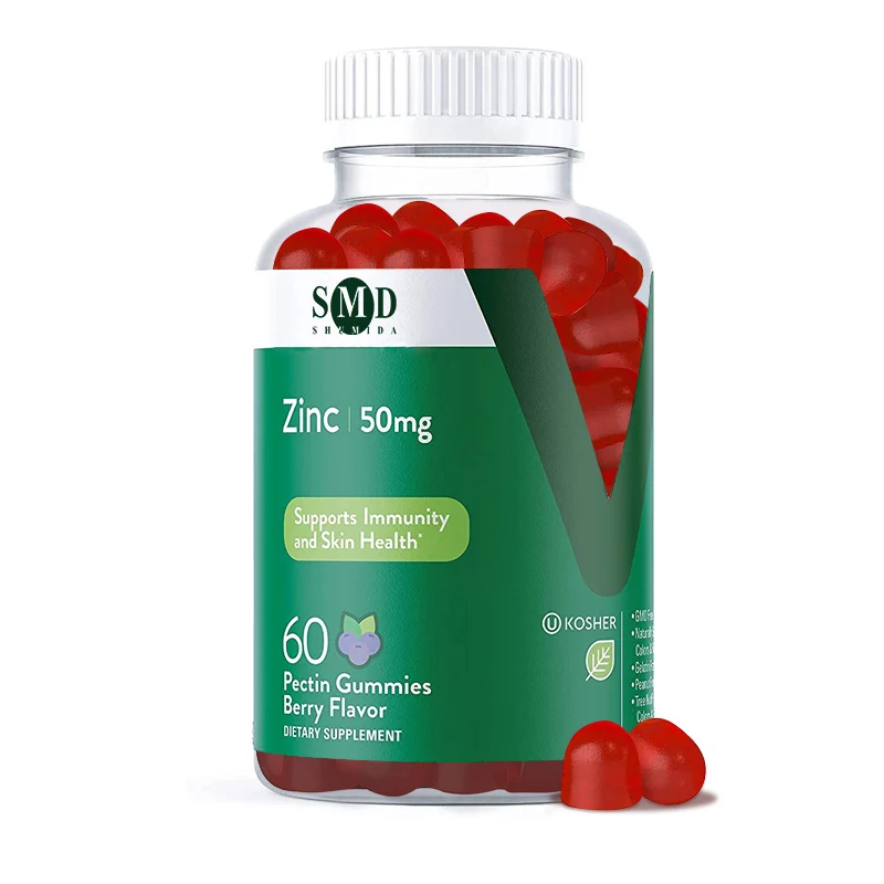 Цинковые жевательные резинки 50 мг для здоровой иммунной поддержки для взрослых и подростков пищевая добавка