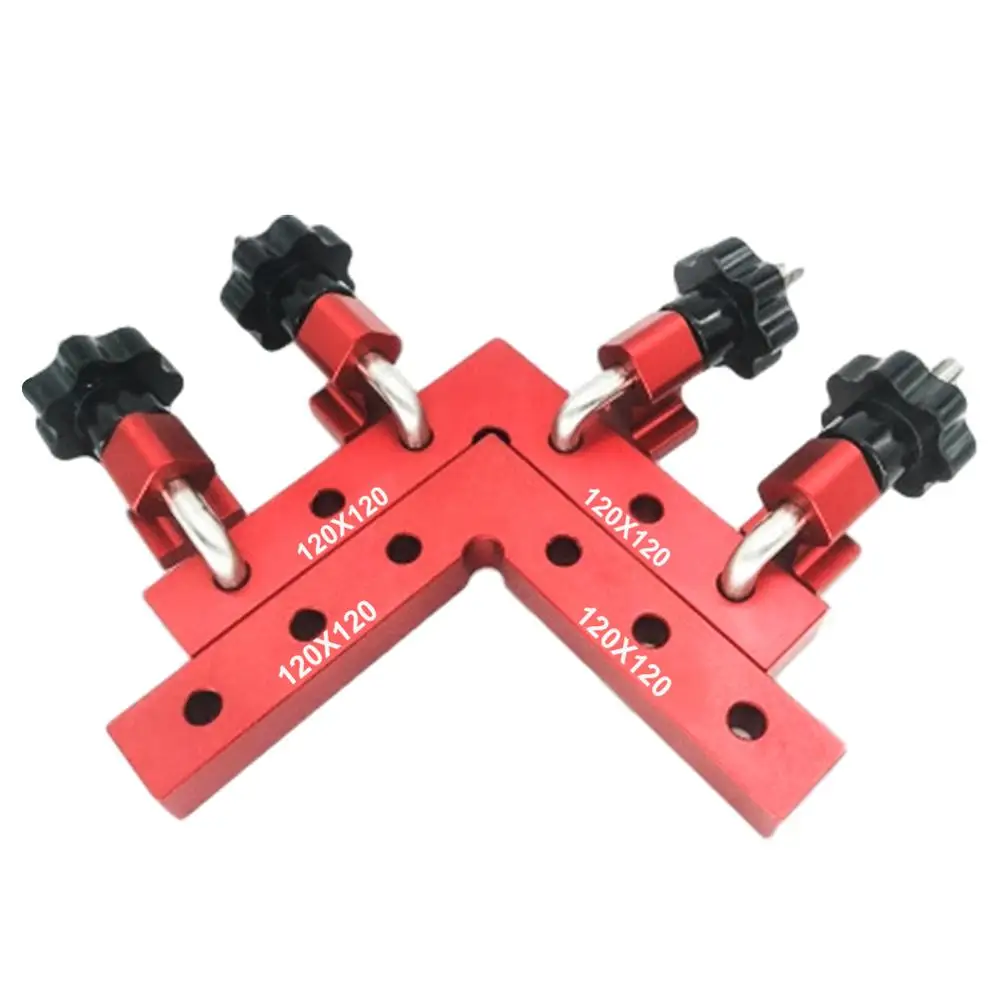 
L Type Non Slip Right Angle Clamp Picture Frame Welding Corner Aluminum Alloy Home 90 Degree Positioning Carpenter Tool Squares 