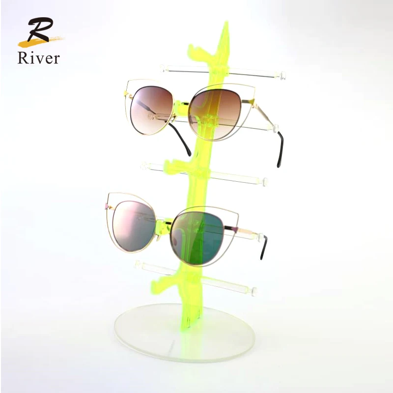 Eyewear display acrylic sunglasses display stand optical shop design eyeglasses holder
