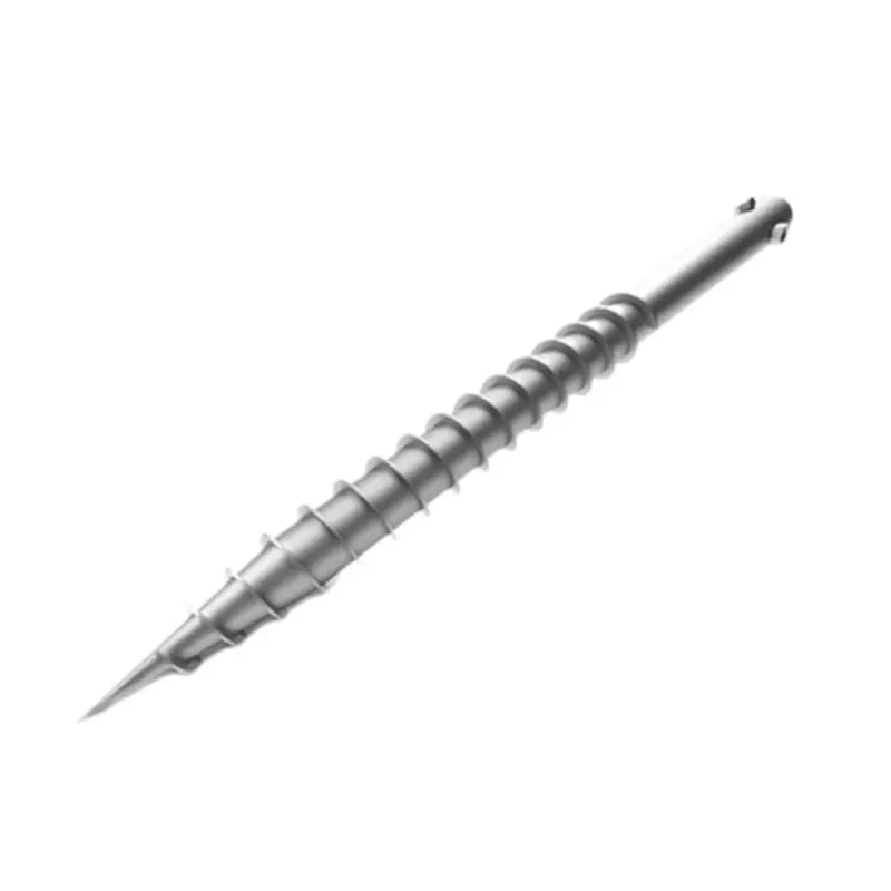 No Dig Helical Piles Pole / Ground Fence Post Screw Anchor  / Anchorage System For House Foundation
