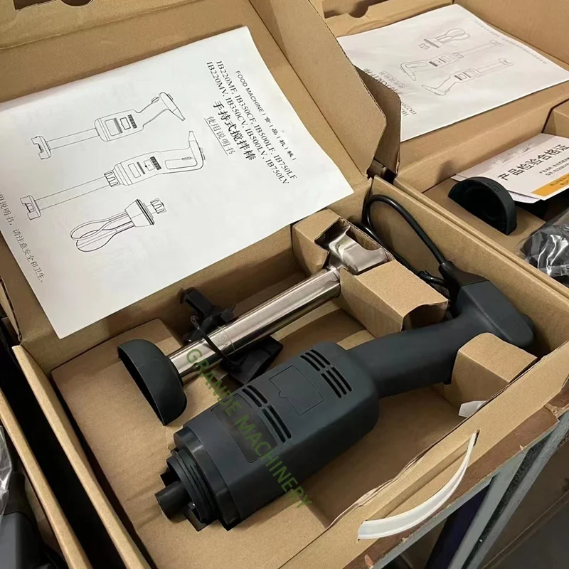 Electric Handheld Immersion Milk Mixer Food Mixer Handheld Stick Blender for Mixing Eggs Cream Soup with Whisk and Different Rod