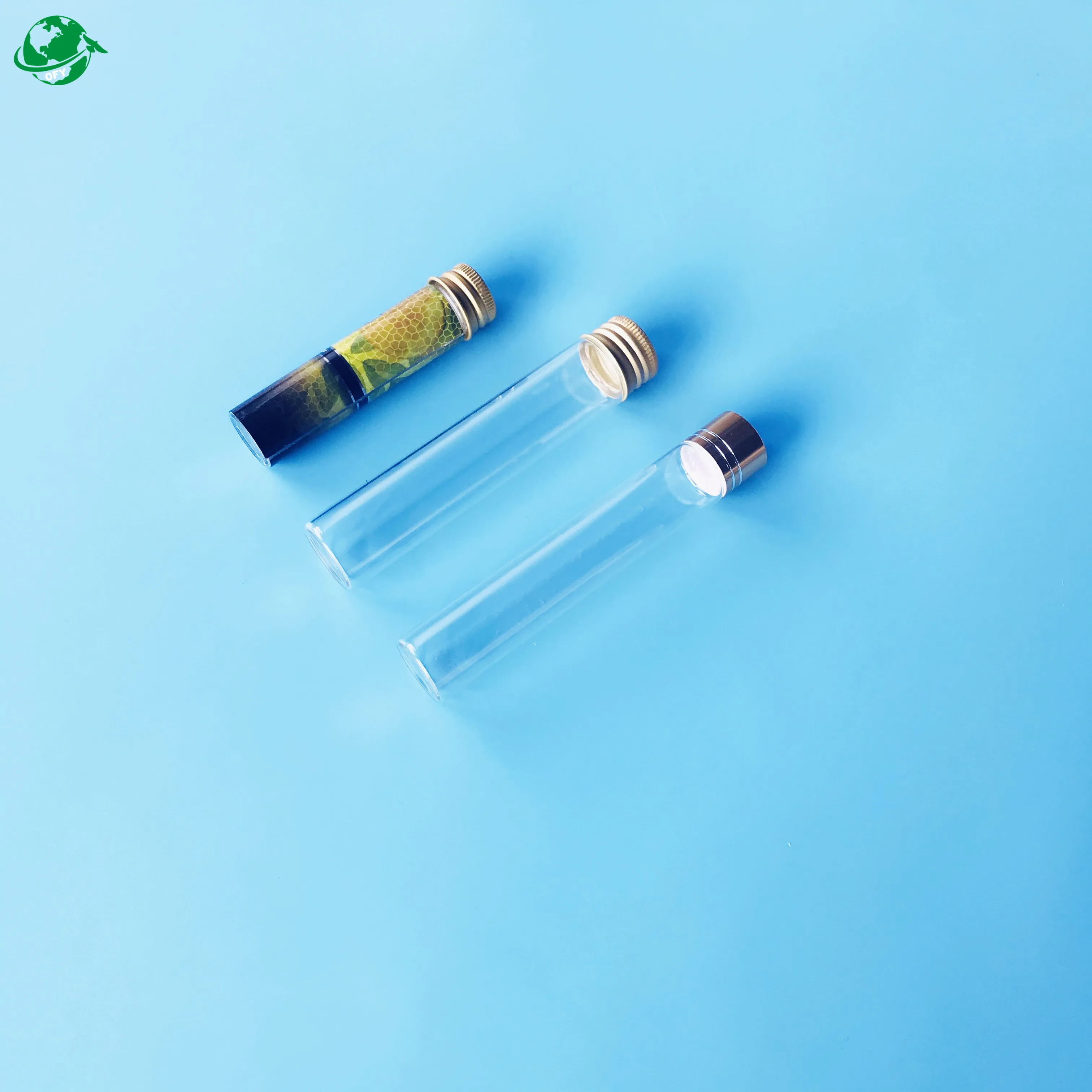 Custom Size Portable Multi Size Prevent Leakage Function Glass Test Tube With Screw Cap (1600180254617)