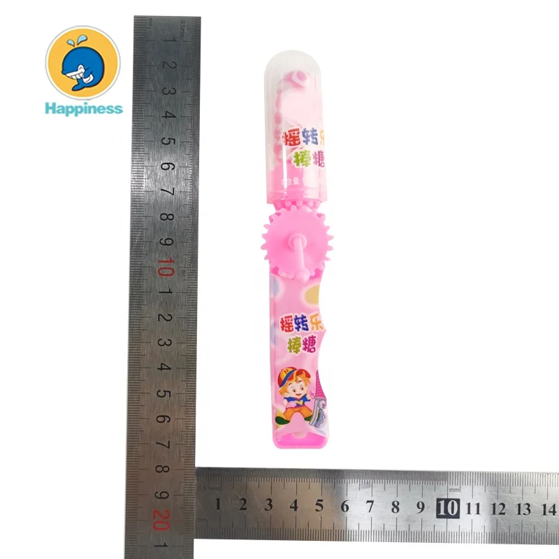 Turning candy Fruit lollipops toy candy milk lollipops