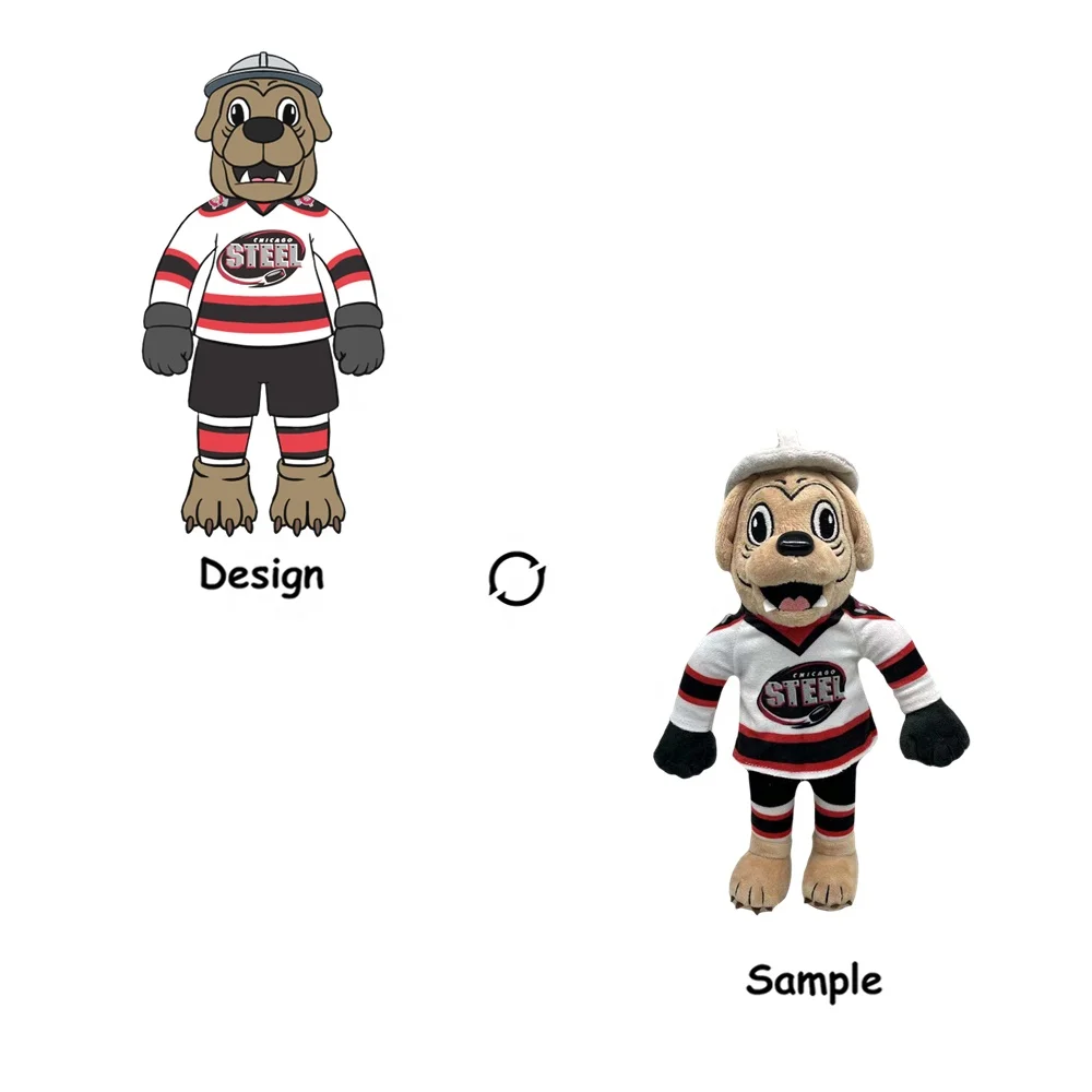 Low MOQ custom design stuff plush doll backpack stuffed animal plushies manufacturers anime embroidered plush toy