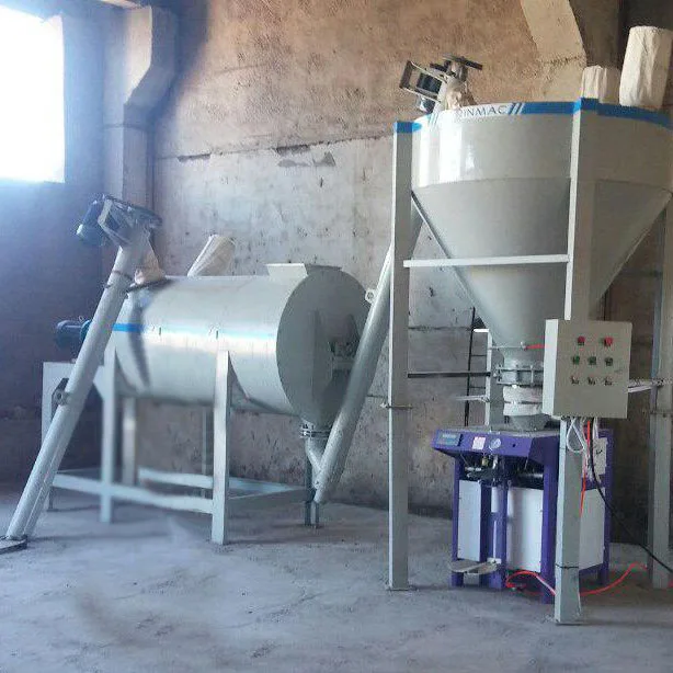 Spiral Mixer/simple Dry Mortar production line/dry powder mortar mix ribbon mixer plant