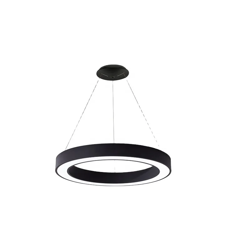 Extra large european aluminum black natural kitchen chandeliers and pendants