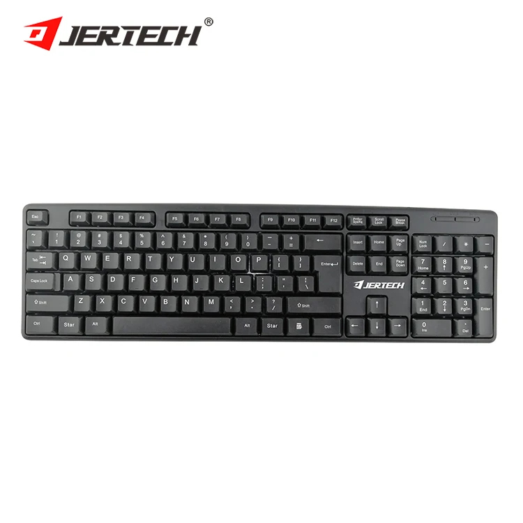 JERTECH K328 Vintage 104 Keys USB Office ODM Ergonomic Keyboard Full Size Customized OEM Wired Computer Keyboard