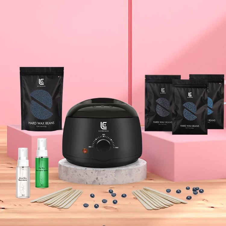 Lcorewax  professional wax warmer kit body wax set individual private label wax kits