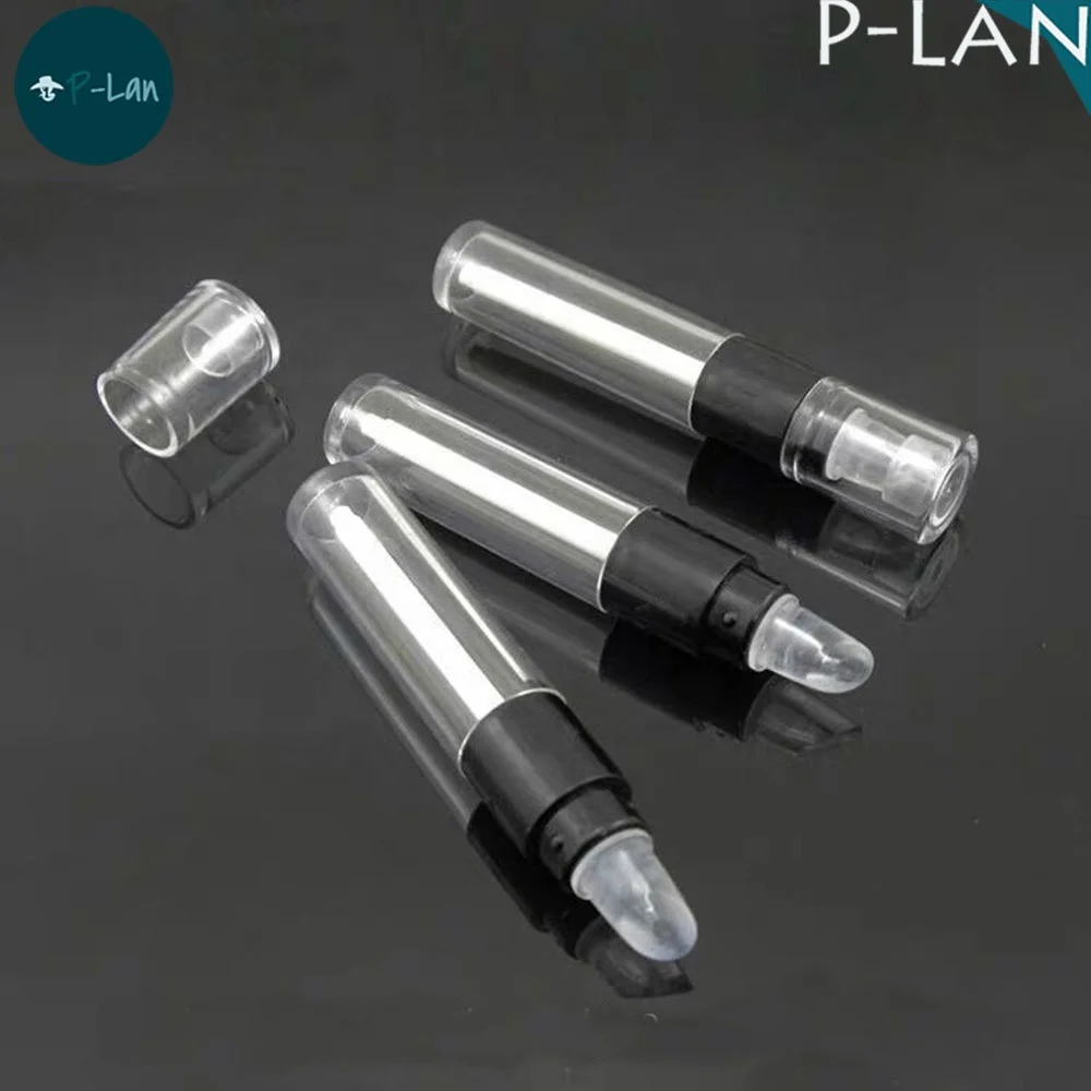 P-LAN Brand Stock 100pcs Wholesale 4.5ml Empty Gel Art Paint Nail Polish Custom Logo Essential Oil Bottle Twist Pen Brush Tube