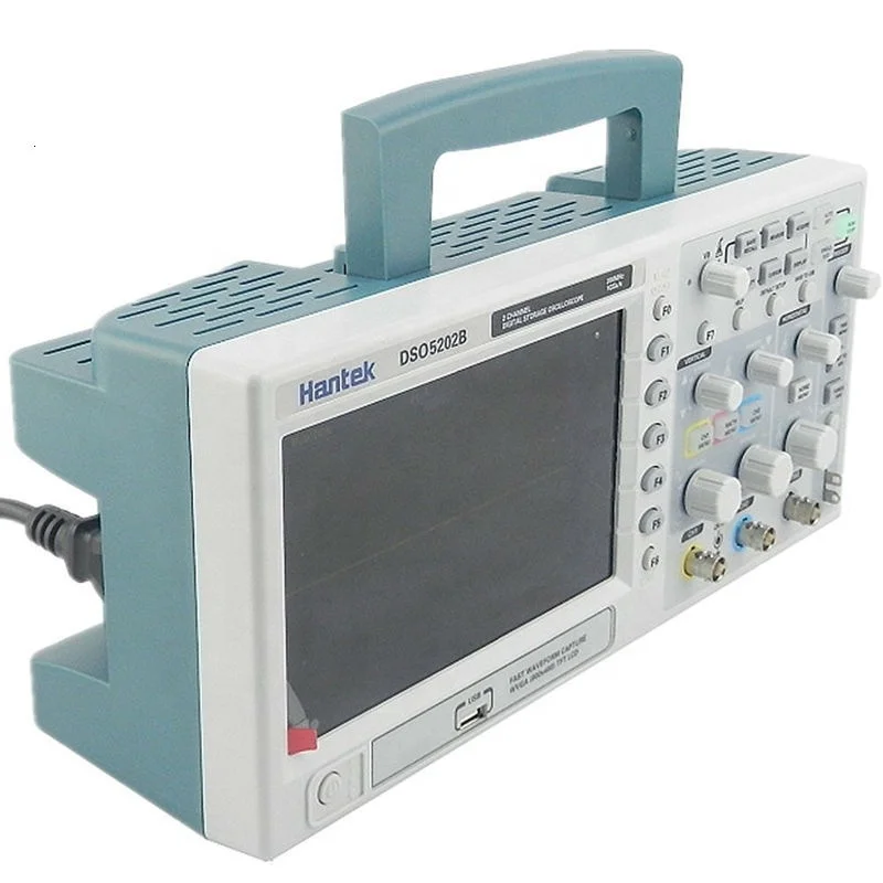 Hantek DSO5062B/DSO5102B/DSO5202B Digital Storage Oscilloscope 1GS/s USB 7' Color 2 Channels 2CH Record Length 1M USB