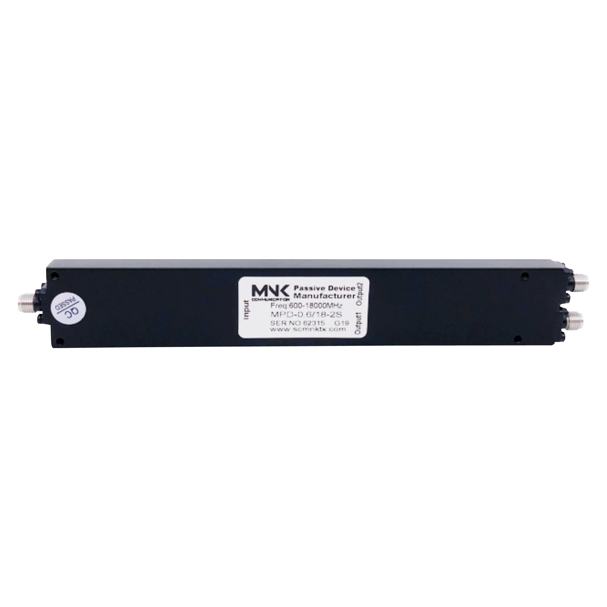 Industrial 600-18000 MHz 2 Way rf power divider sma-Female broadband 0.6-18 Ghz 2-Way  Splitter power combiner  suppliers