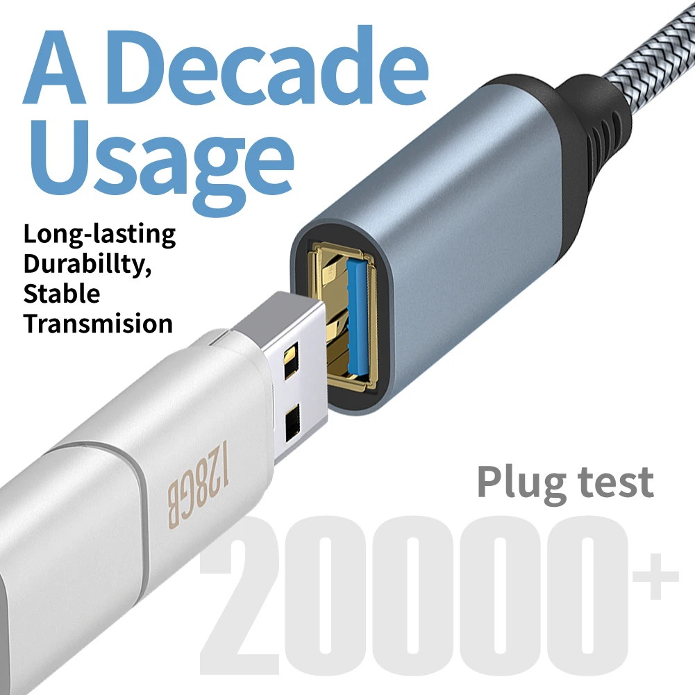  Оптовая продажа высококачественный Usb 3 0-переходник «штырь-гнездо» Удлинительный