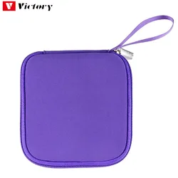 2022 Simple design neoprene protective hold 10pcs 10ml bottle essential oil roller pouch with a webbing handle to carry