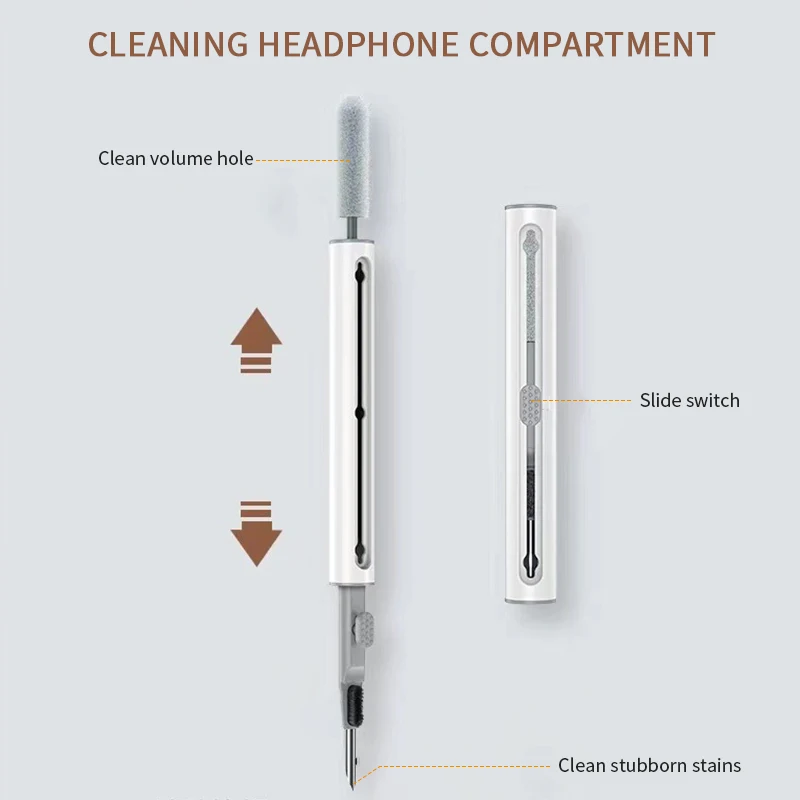 Bluetooth Earbuds Cleaner Kit For Airpods Pro 1 2 Cleaning Pen Brush Bluetooth Earphones Case Cleaning Tools for Xiaomi Huawei