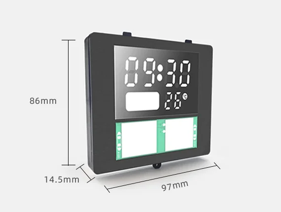 LED Strip Light Controller 12v Temperature Time Clock Display Bathroom Mirror Touch Sensor Switch Mirror Switch