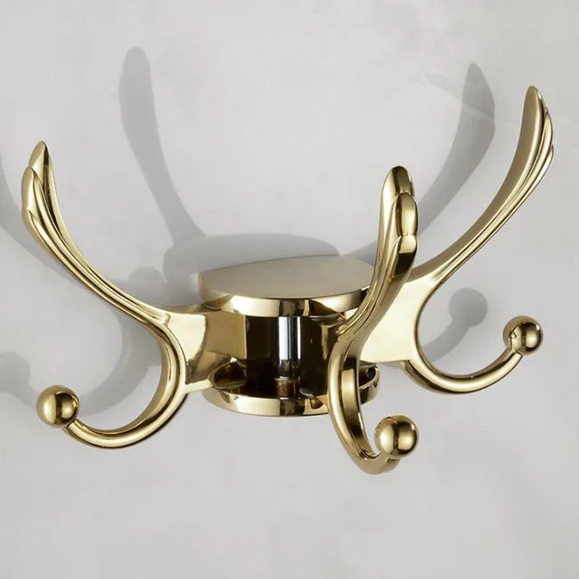Rotating Activity Retro Wall Type Door Behind The Wardrobe Single Hook 180 Degree Rotation Stylish Simplicity Creative Hook