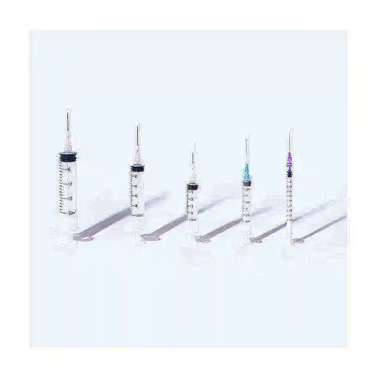 Manufacturer china wholesale medical injection human animal use disposable sterile syringe with hypodermic needle